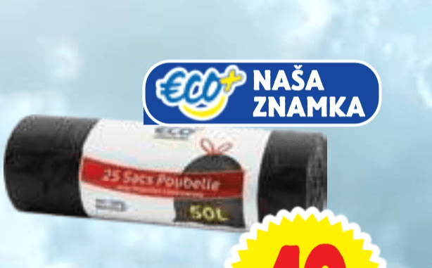 Vrečke za smeti 50 l - Akcija v trgovini E.Leclerc