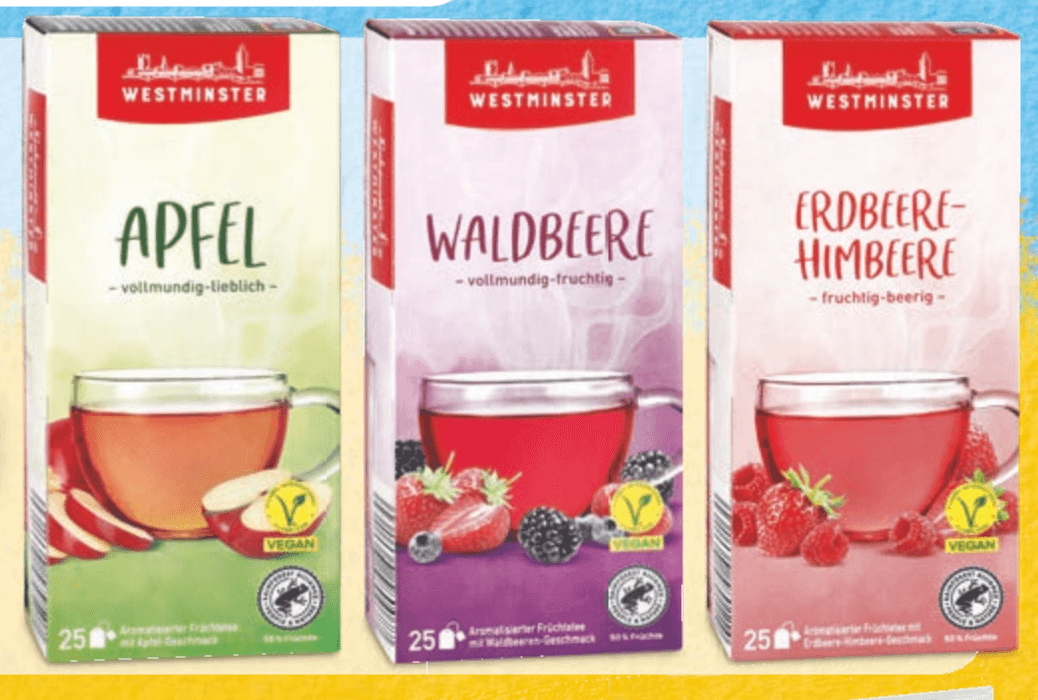 WESTMINSTER Sadni čaj 75 g / 25 čajnih vrečk - Akcija v trgovini Hofer