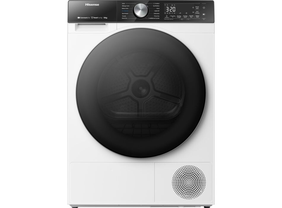 Hisense kondenzacijski sušilnik perila s toplotno črpalko DH5S102BW sušenje 10 kg - Akcija v trgovini Merkur