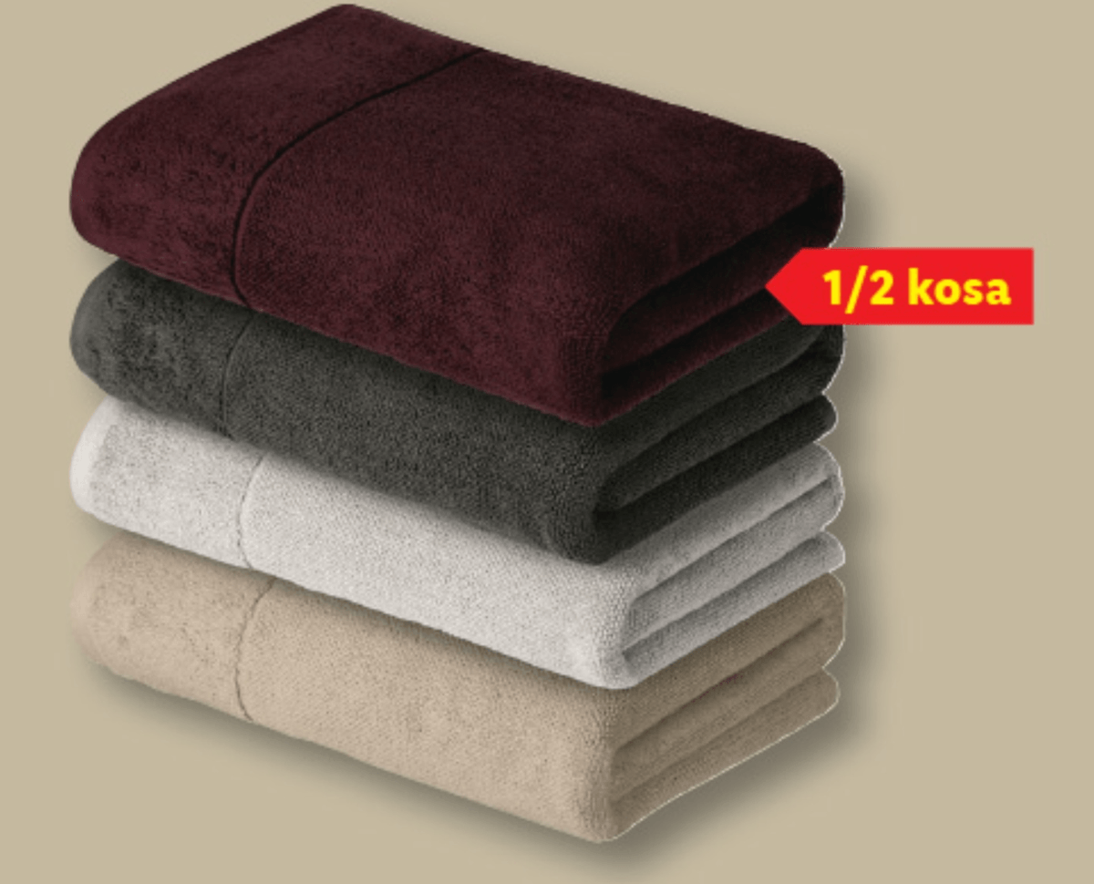 LIVARNO HOME Brisača iz frotirja - Akcija v trgovini Lidl