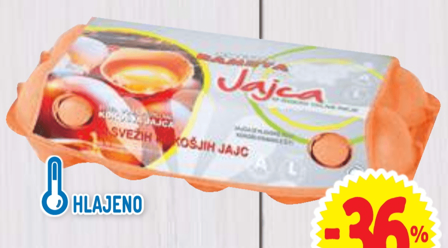 Jajca Kmetija Ramuta 10/1 Akcija v trgovini E.Leclerc