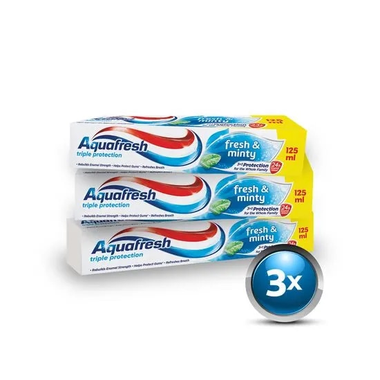 Aquafresh zobna krema 125 ml Akcija v trgovini Mueller