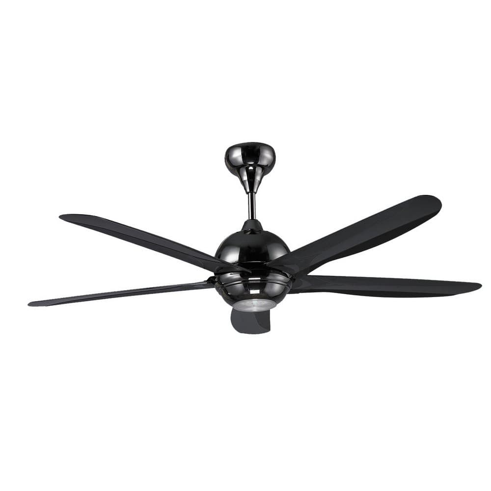 Stropni ventilator z LED-osvetlitvijo Pearl Black Akcija v trgovini Pevex
