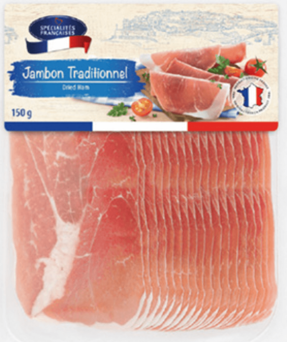 Spécialités Françaises sušen pršut 150 g Akcija v trgovini Lidl