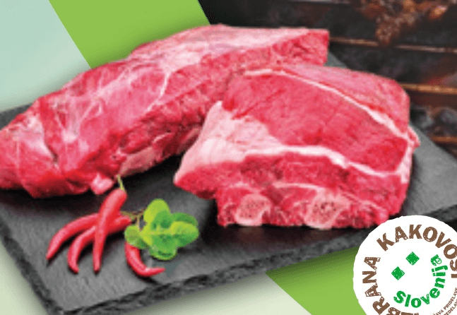 Slovenska mlada goveja rebra ali prsa IK 1 kg Akcija v trgovini Spar