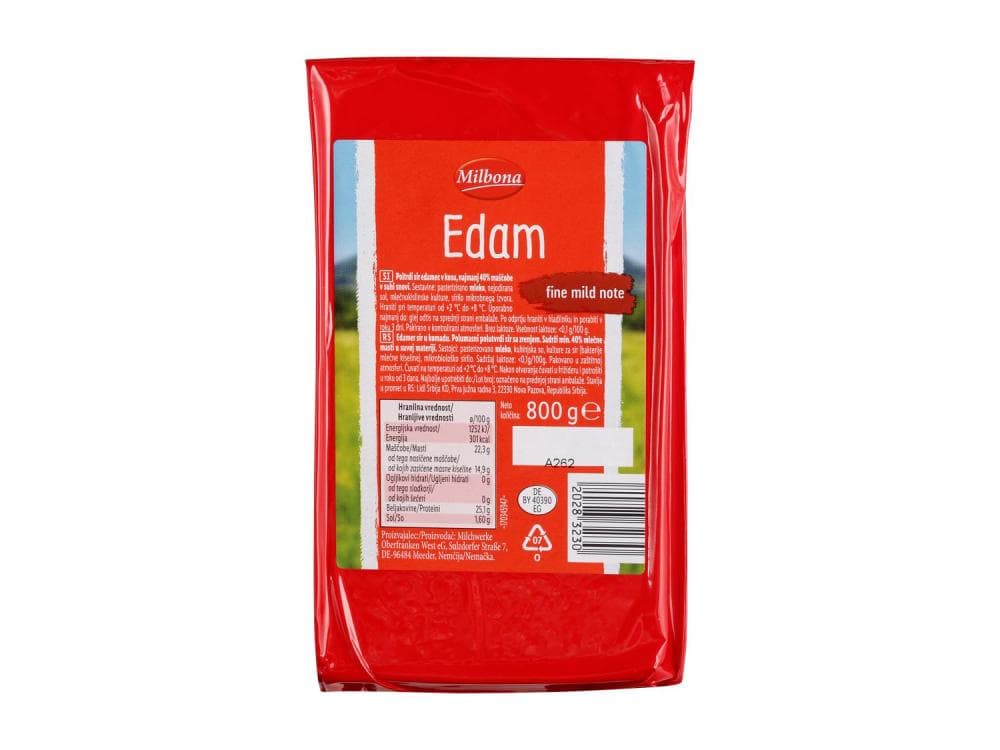 Milbona sir Edamec 800 g Akcija v trgovini Lidl