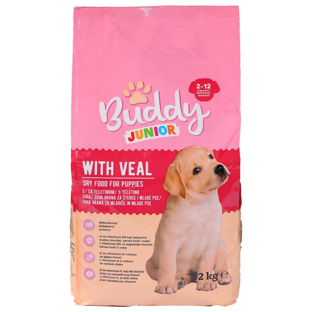 Briketi za pse Buddy 2 kg Akcija v trgovini Mercator