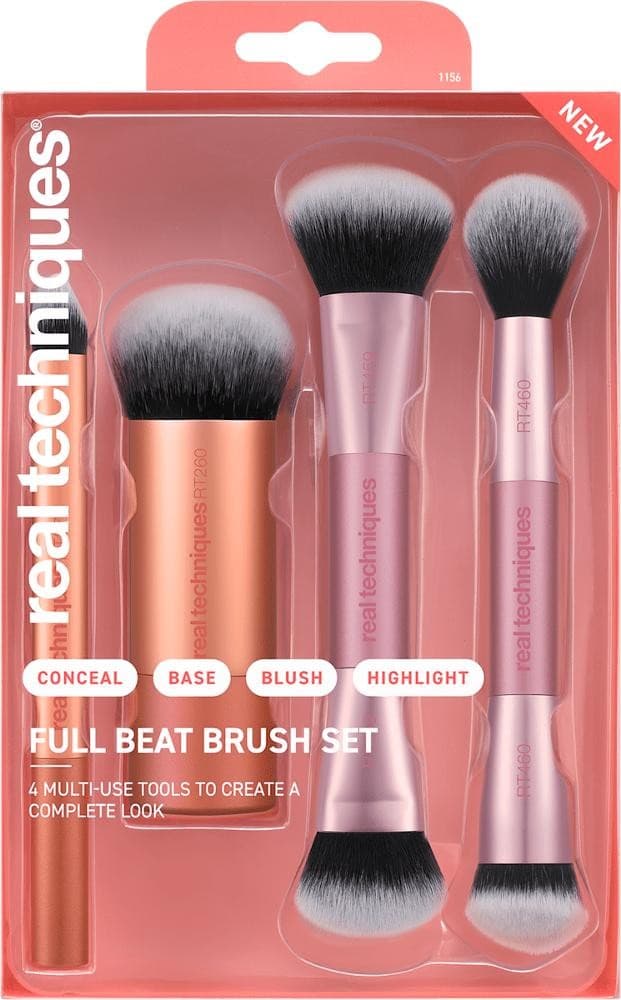Real Techniques Full Beat Brush Set set čopičev za ličenje Akcija v trgovini Dm