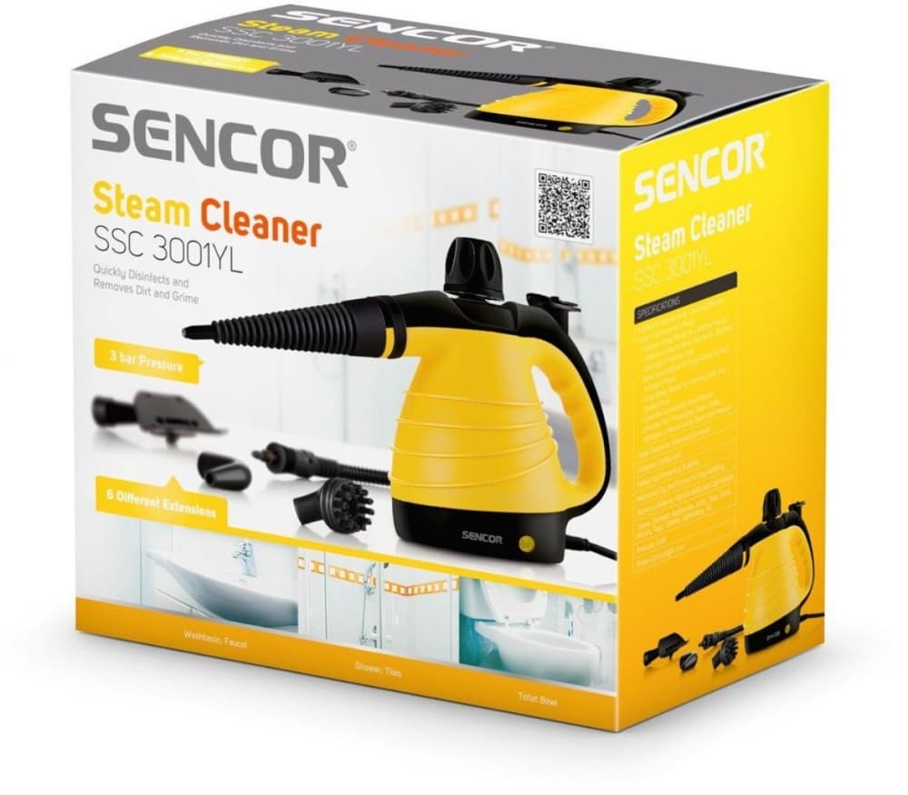 Sencor Parni čistilec SSC 3001YL Akcija v trgovini Jager