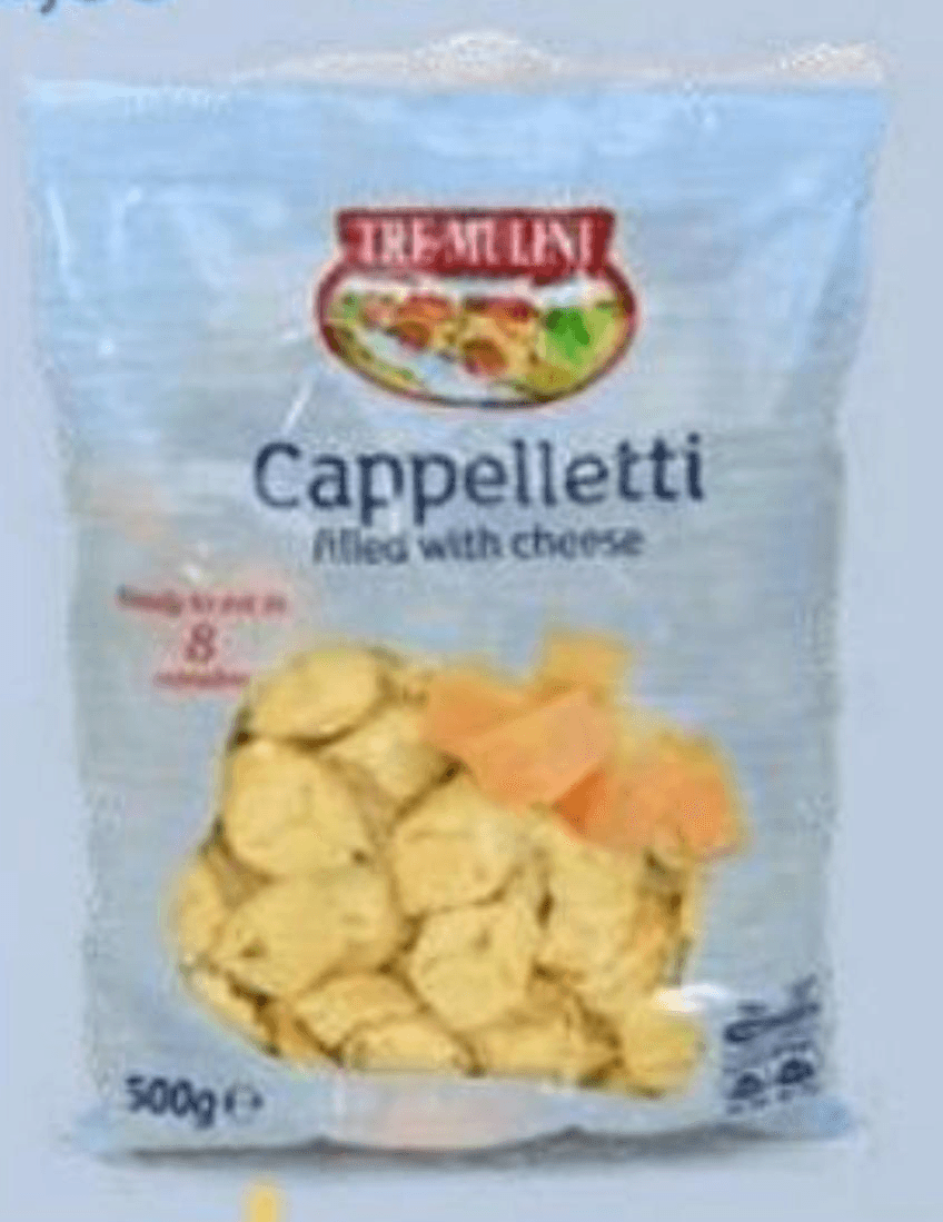 Kapeleti s sirom 500 g TRE MULINI Akcija v trgovini Eurospin