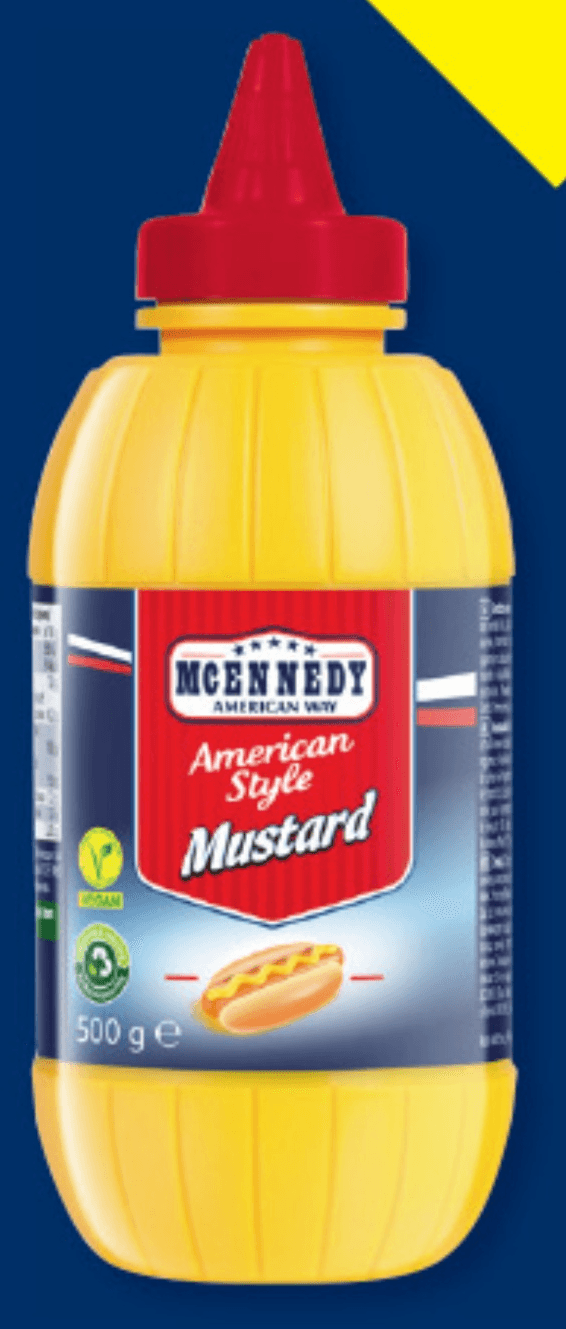 MCENNEDY Gorčica 500 g - Akcija v trgovini Lidl