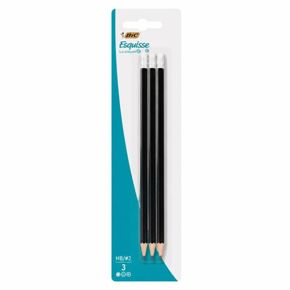 BIC grafitni svinčnik z radirko 6/1 Akcija v trgovini E.Leclerc