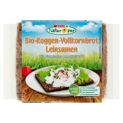 Rženi polnozrnati kruh 500 g Natur pur - Akcija v trgovini Spar