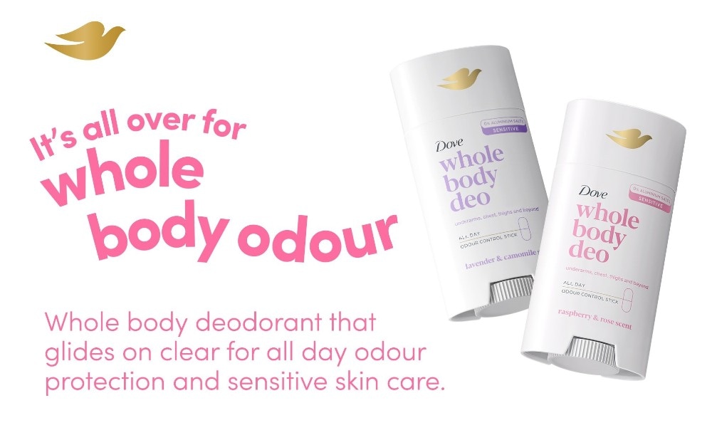 Dove izdelki Whole Body Akcija v trgovini Mueller