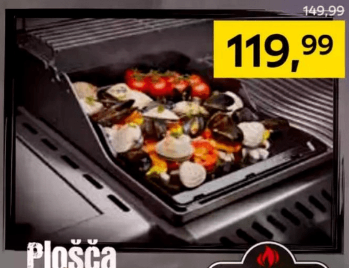 Plošča za žar NAPOLEON - Akcija v trgovini Lesnina