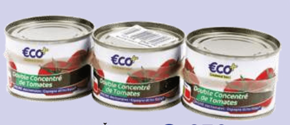 Eco dvojni paradižnikov koncentrat 3x 70 g Akcija v trgovini E.Leclerc