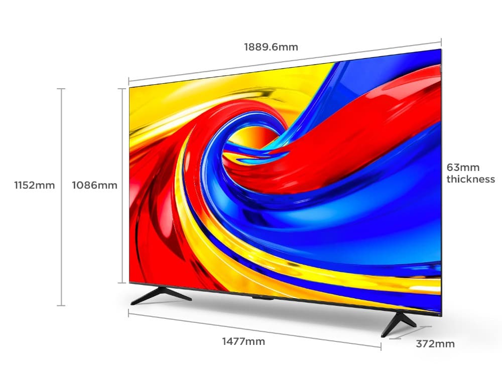 TV QLED TCL 85P7L 215 cm Akcija v trgovini Pevex