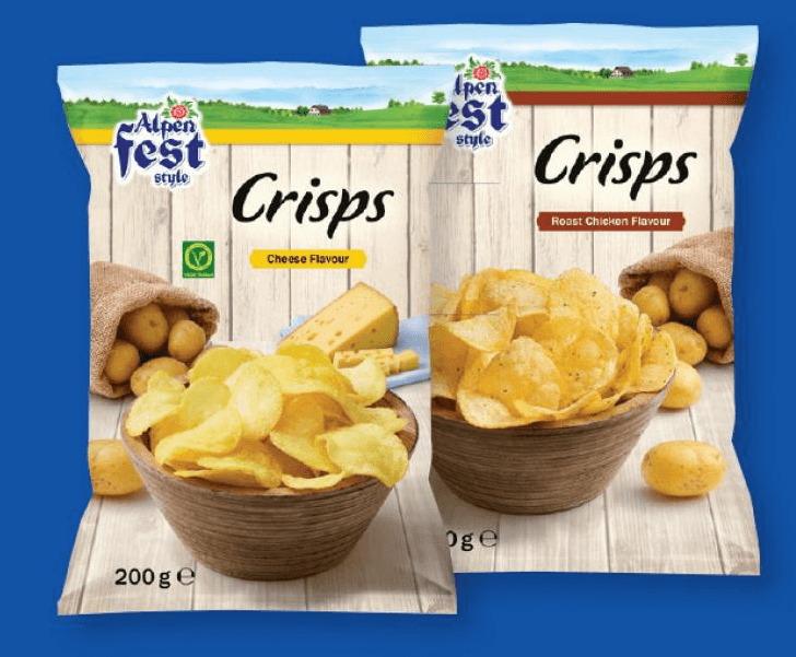 Alpenfest Čips 200 g - Akcija v trgovini Lidl