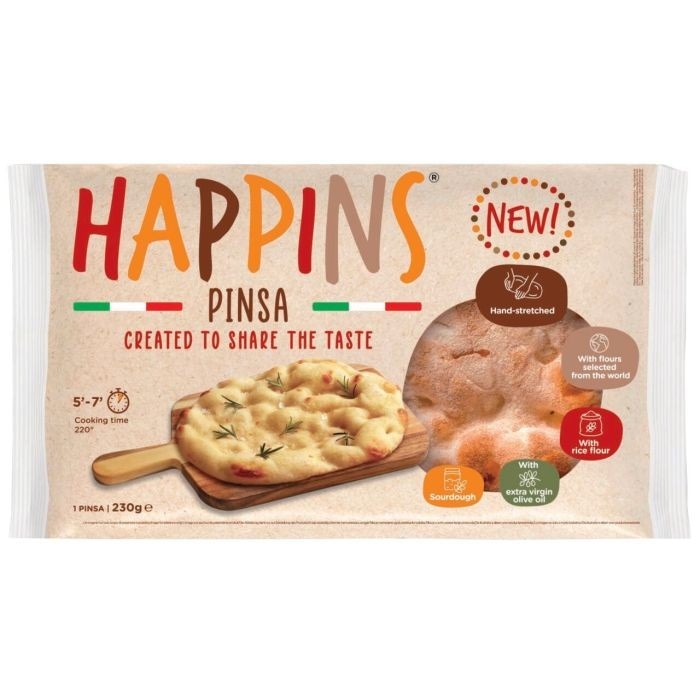 Happins Podloga Pinsa 230 g Akcija v trgovini Spar