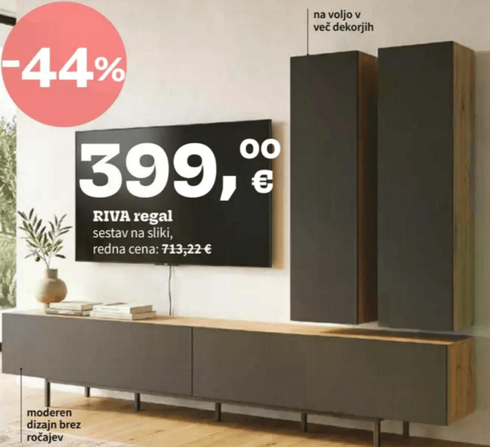 Riva regal Akcija v trgovini Prima