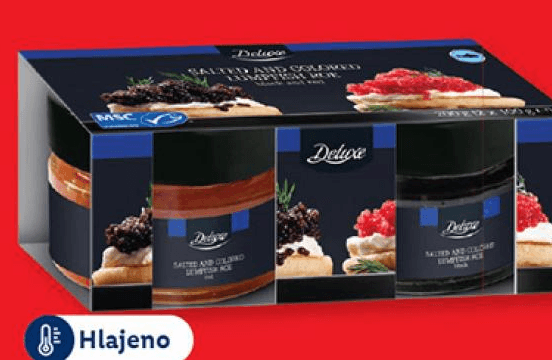 Deluxe ikre morskega zajca 2 x 100 g Akcija v trgovini Lidl