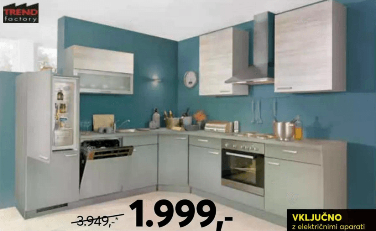 Kompletna kuhinja Ignis - Akcija v trgovini Dipo