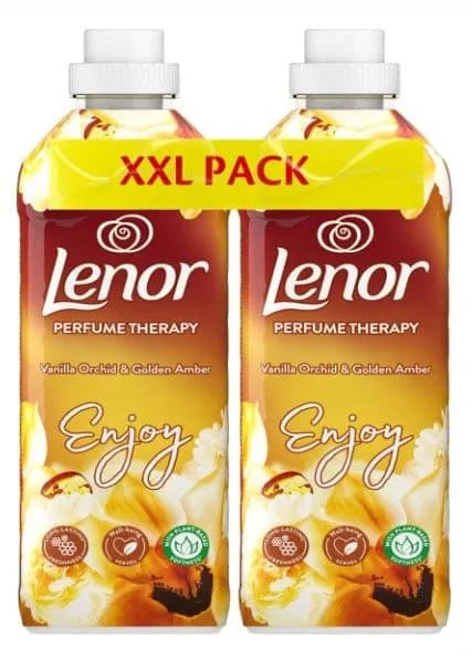 Mehčalec Lenor 2 x 1,491 l (Spring Awakening), 2 x 1,239 l (Cotton Fresh ali Gold Orchid & Vanilla) Akcija v trgovini Tuš