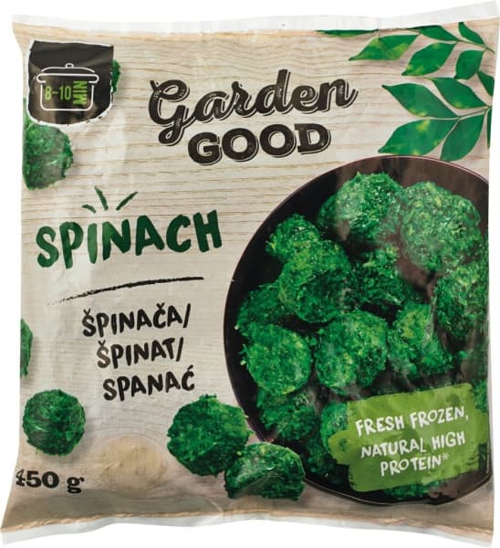 Kremna špinača Garden Good 450 g Akcija v trgovini Mercator