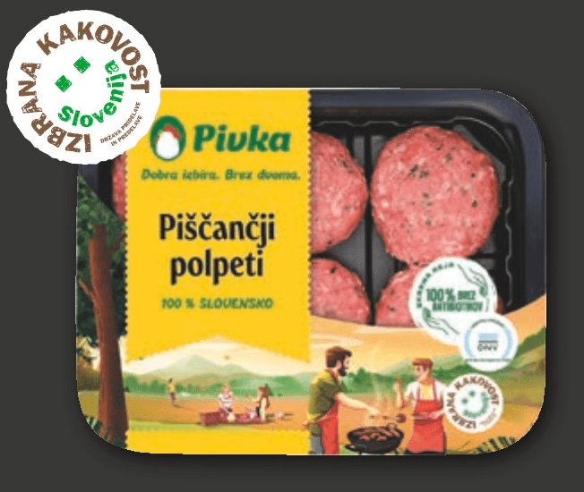 Piščančji polpeti 400 g Pivka Akcija v trgovini E.Leclerc