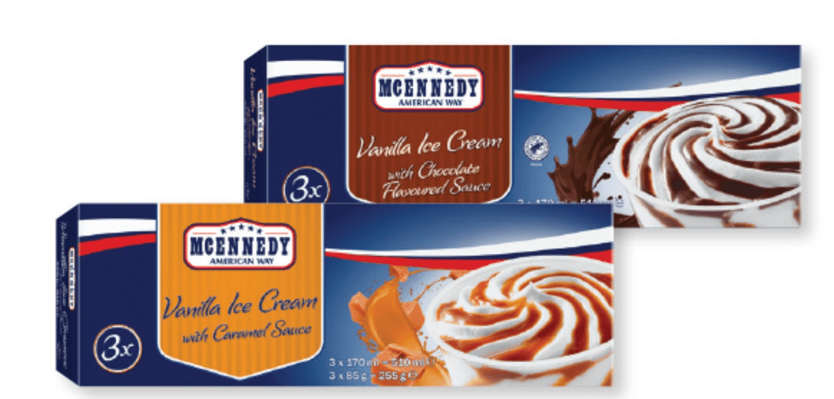 MCENNEDY Sladoled v lončku 3 x 170 ml - Akcija v trgovini Lidl