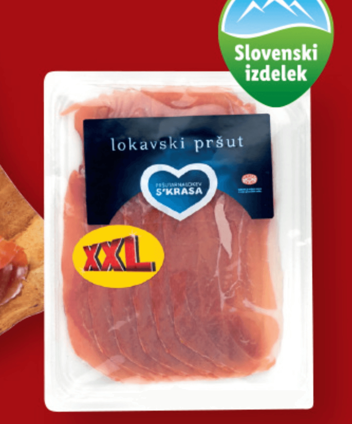Pršutarna Lokev pršut XXL 150 g Akcija v trgovini Lidl
