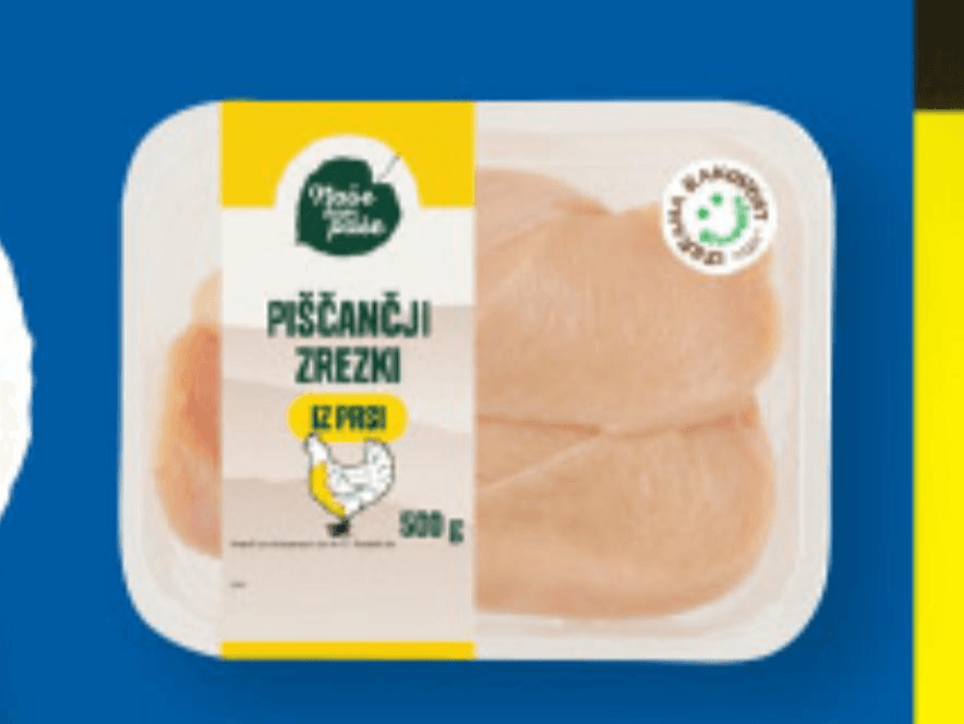 Naše nam paše sveže piščančje prsi pribl. 500 g Akcija v trgovini Lidl