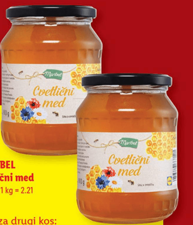 Maribel Cvetlični med 900 g Akcija v trgovini Lidl