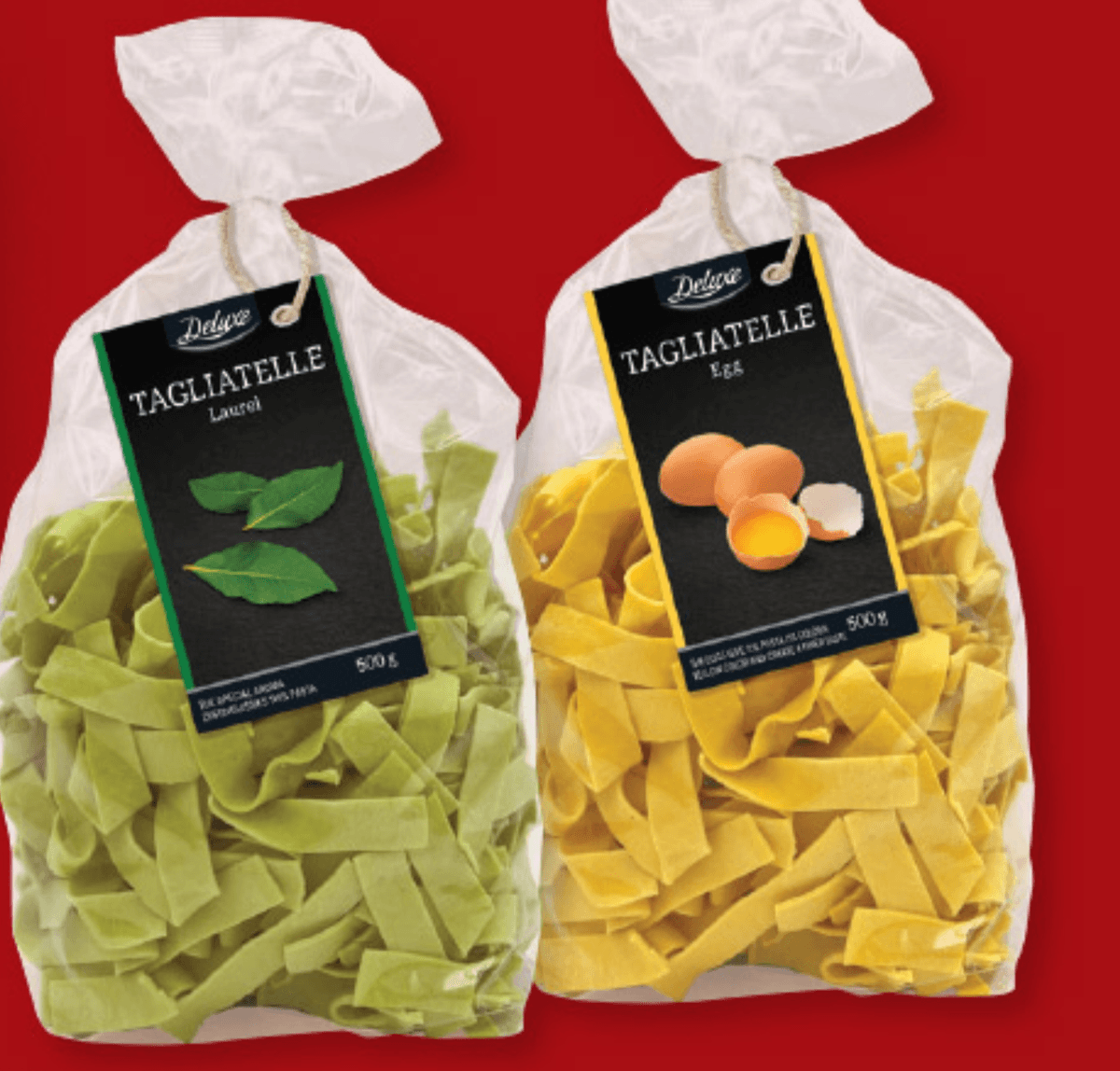 Deluxe Valjani rezanci 500 g - Akcija v trgovini Lidl