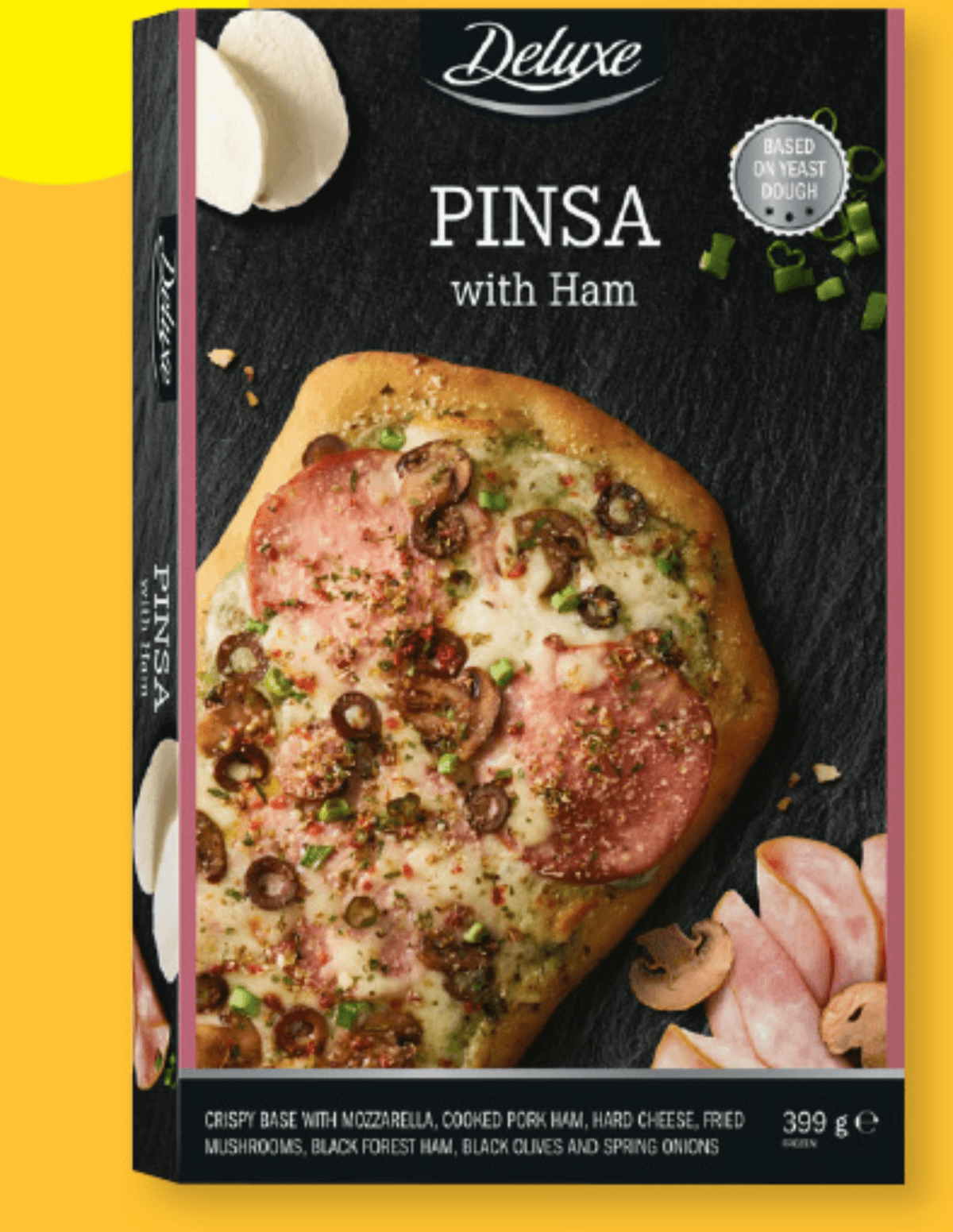 Deluxe Pinsa s šunko 399 g - Akcija v trgovini Lidl
