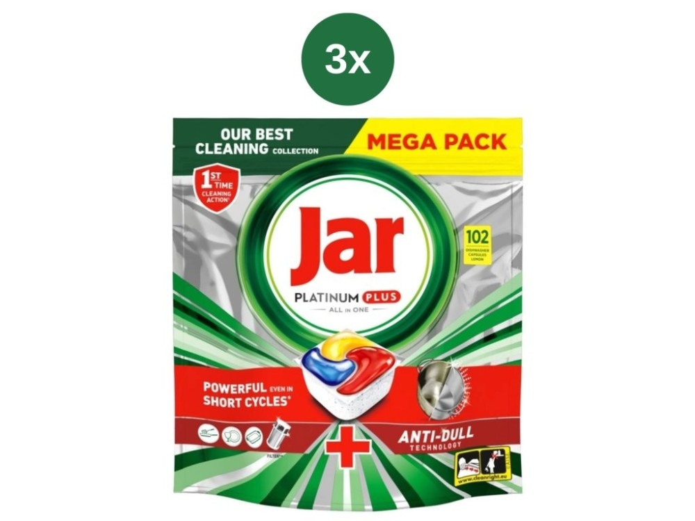 Jar Kapsule za pranje posode 102 kapsuli Akcija v trgovini Lidl