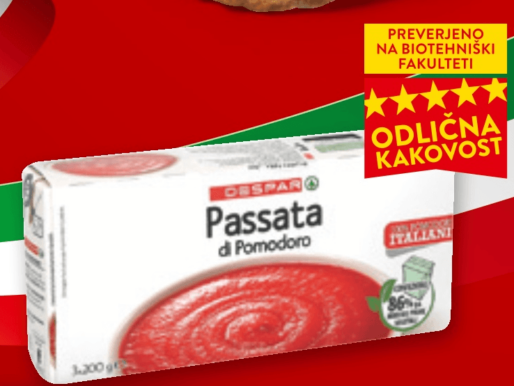 Despar Pasiran paradižnik 3 x 200 g Akcija v trgovini Spar