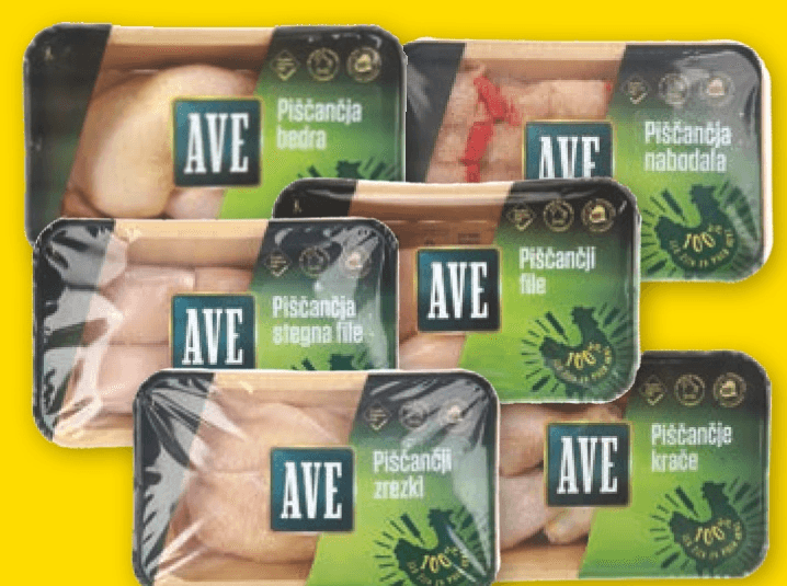 Pakirano piščančje meso Ave - Akcija v trgovini Spar