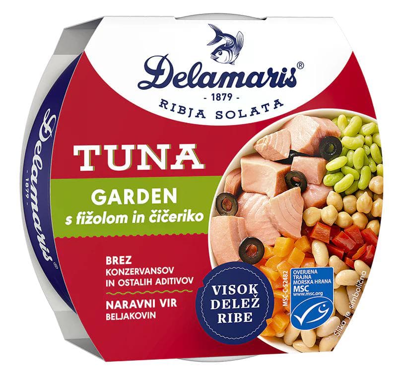 Ribja solata Delamaris 170 g Akcija v trgovini E.Leclerc