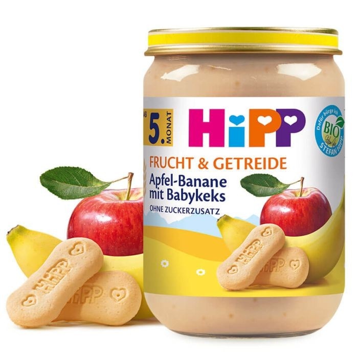HiPP Frucht & Getreide Apfel Banane Babykeks - Akcija v trgovini Mueller
