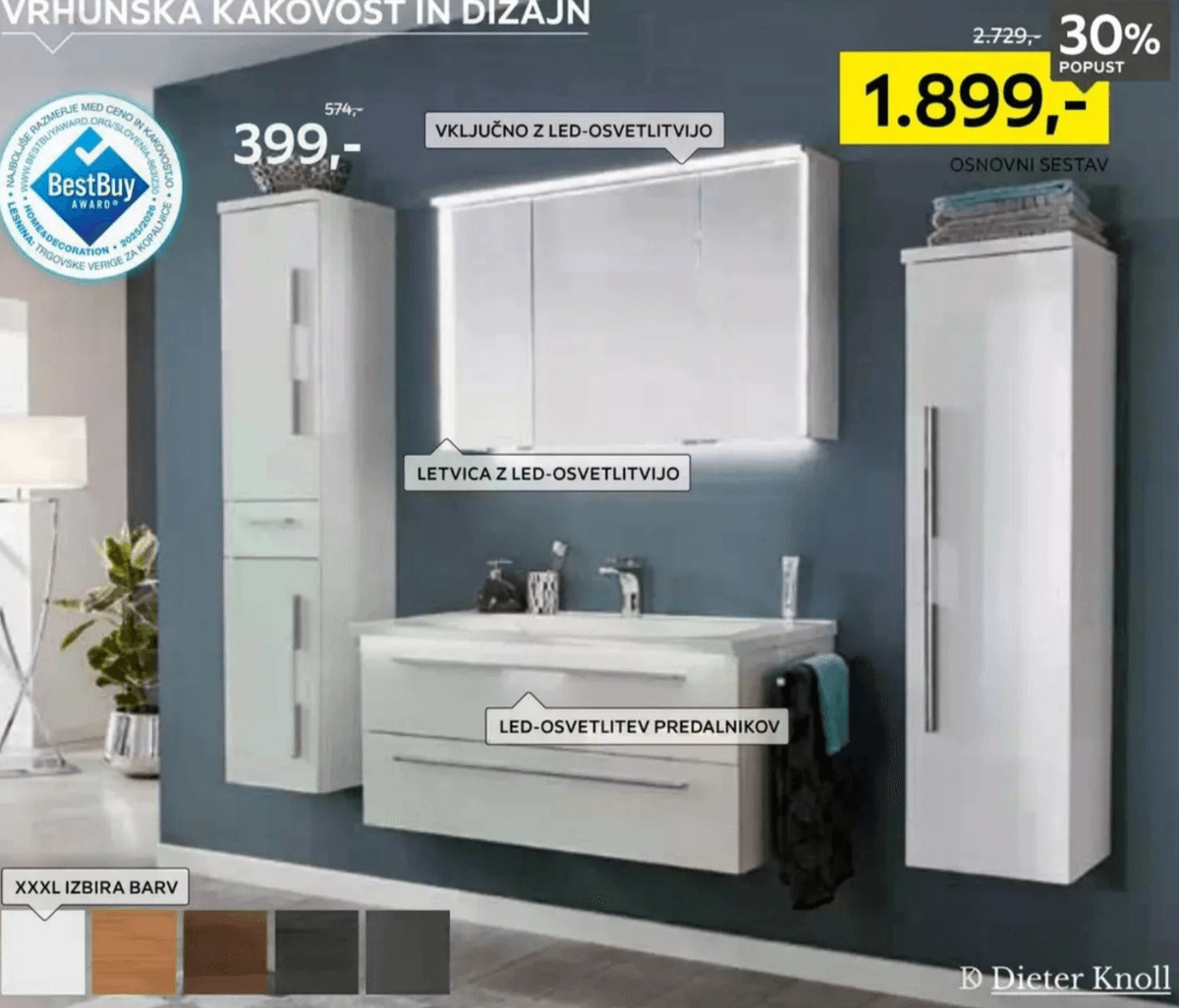 Kopalnica - Akcija v trgovini Lesnina