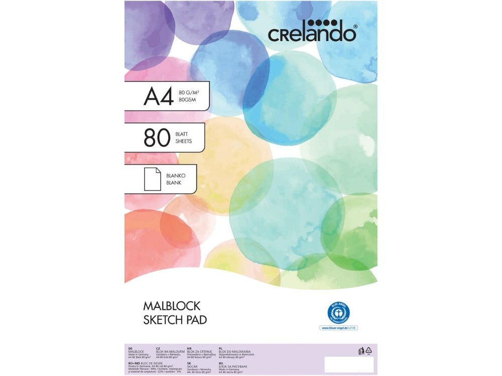 Crelando Risalni blok A4 80 listov 80 g/m² - Akcija v trgovini Lidl