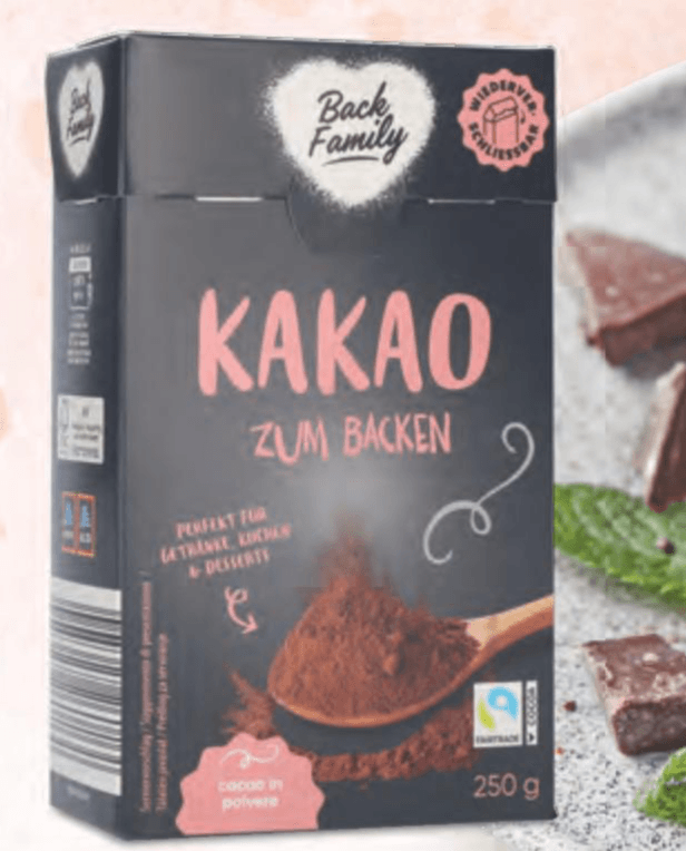 Back Family kakav v prahu 250 g Akcija v trgovini Hofer