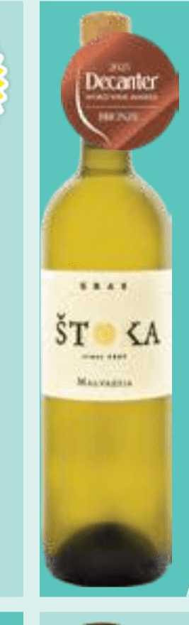 Štoka kakovostno vino ZGP malvazija 0,75 l Akcija v trgovini E.Leclerc