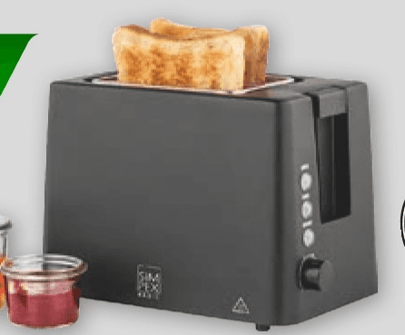 Simpex toaster Akcija v trgovini Spar