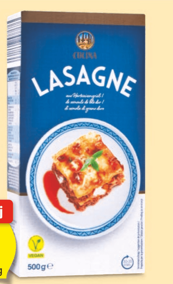 Colpia Testenine za lazanjo 500 g - Akcija v trgovini Hofer