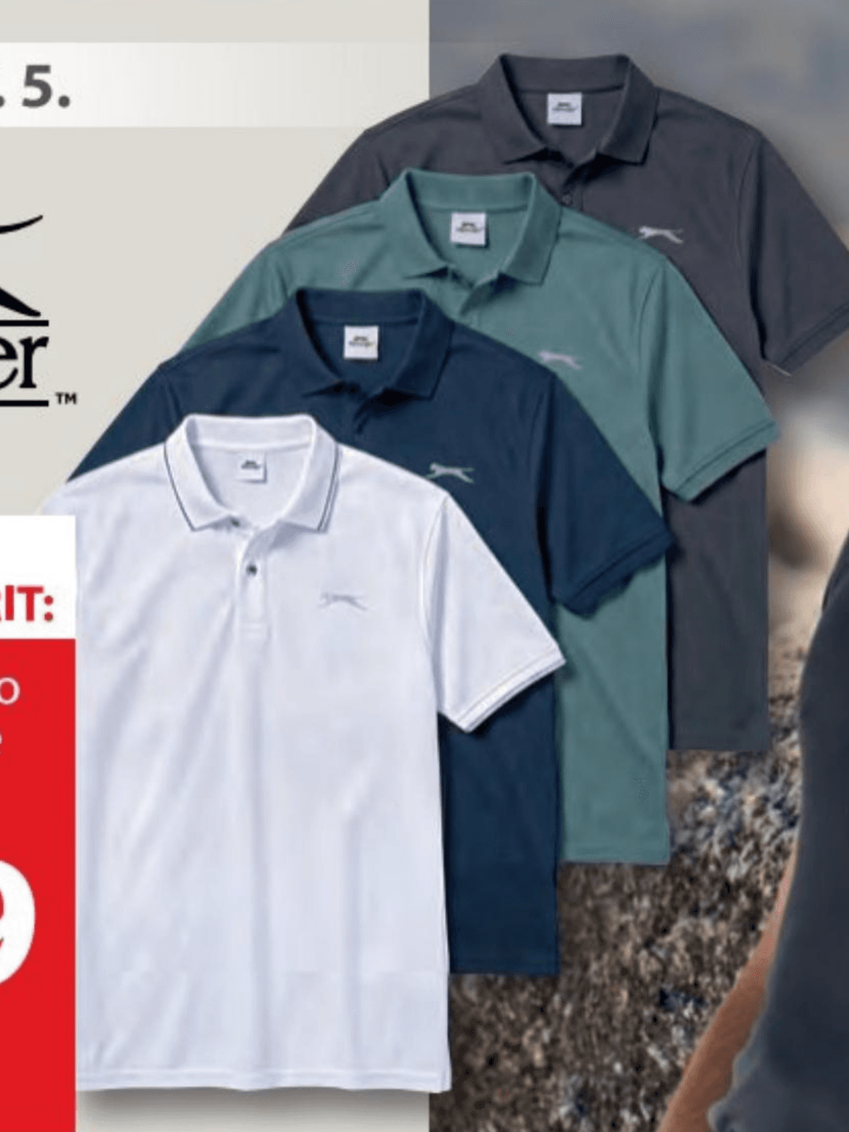 Slazenger Funkcionalna polo majica Akcija v trgovini NKD