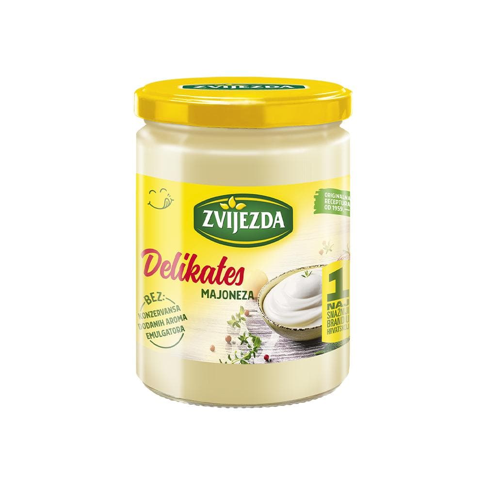 Majoneza Zvijezda 620g Akcija v trgovini Mercator