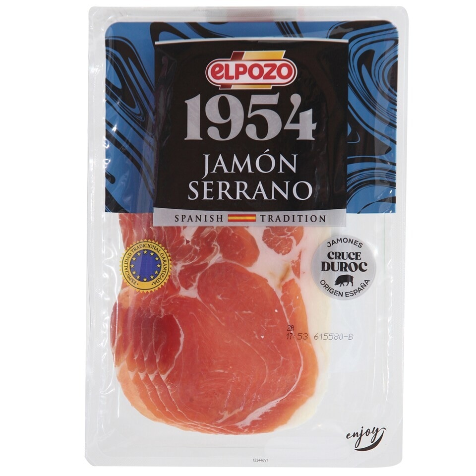 Pršut Serrano del Pais 120 g Akcija v trgovini E.Leclerc