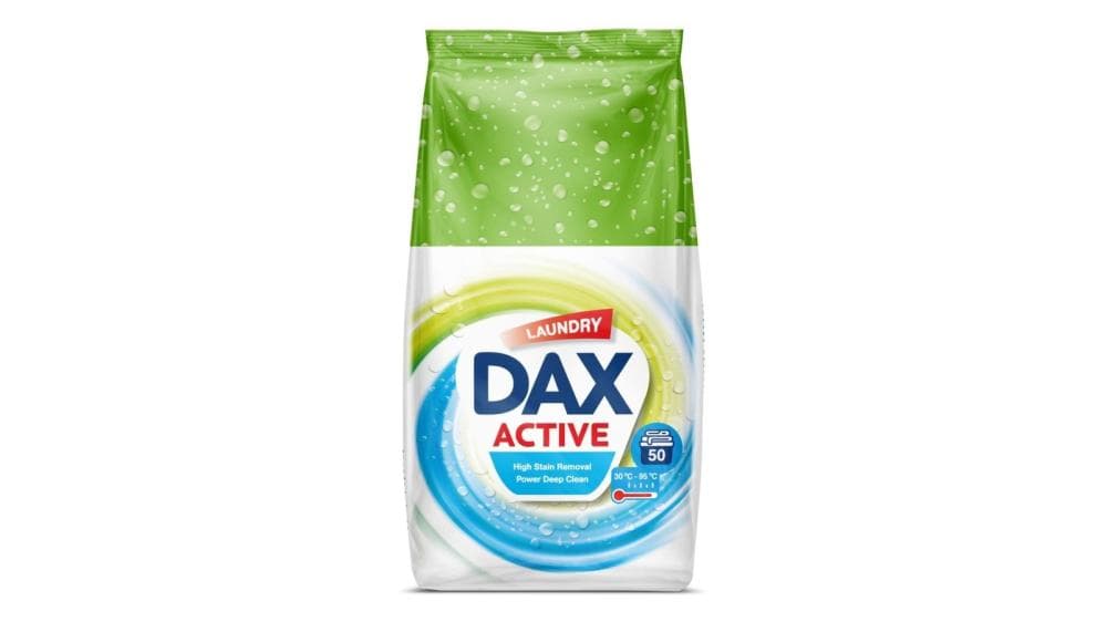 Detergent za pranje perila Dax color ali active prah 3,75 kg Akcija v trgovini Mercator